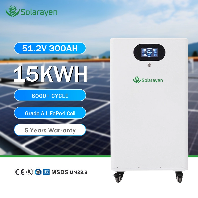 51.2V 300Ah 16kwh Standard Battery Lithium 15kwh Solar Power