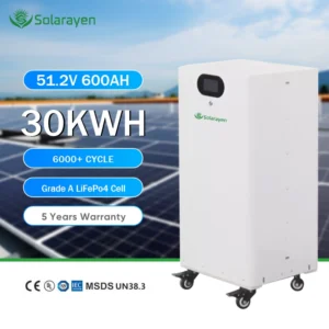 51.2V 600Ah LiFePO4 floor-standing solar storage battery