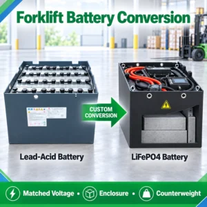 forklift lead-acid to lithium conversion