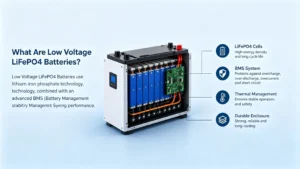 Low Voltage LiFePO4 Batteries with BMS Technology