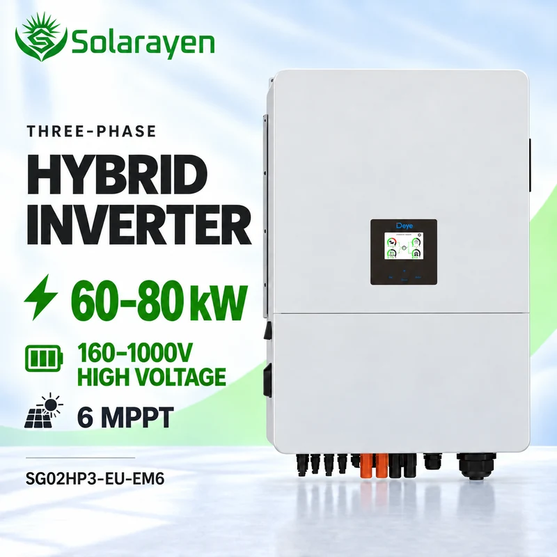 Deye SG02HP3-EU-EM6 three-phase HV hybrid inverter main