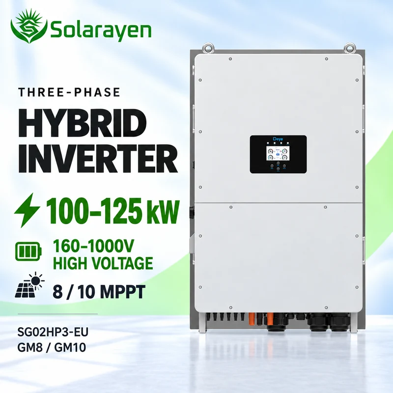 Deye SG02HP3-EU-GM8/GM10 three-phase HV hybrid inverter main