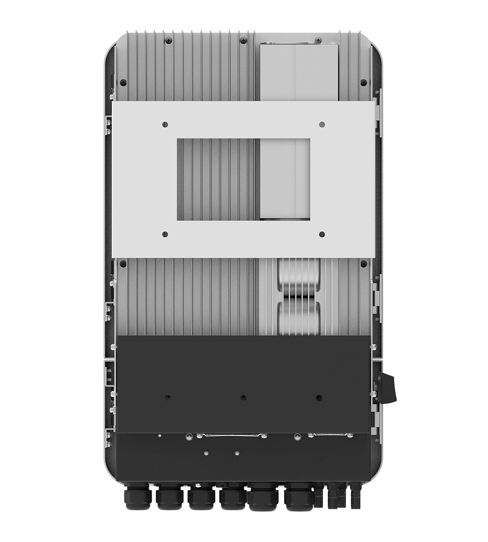 Deye SG05 inverter rear mounting bracket and heat sink