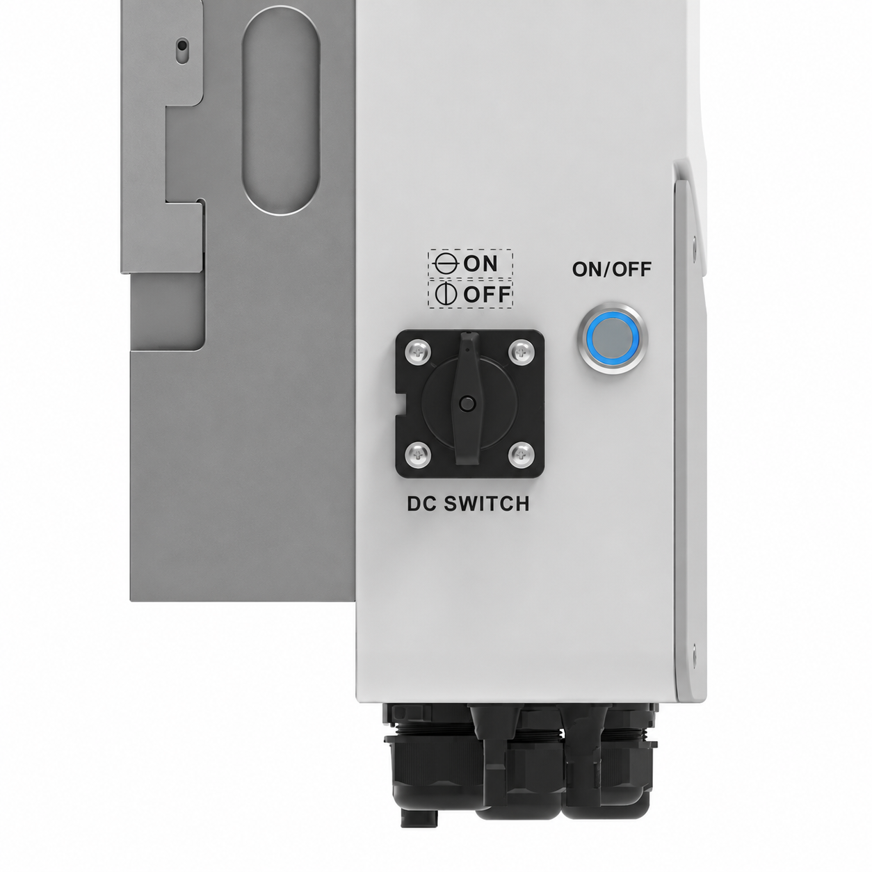 Deye SG06 side DC switch and power on off button