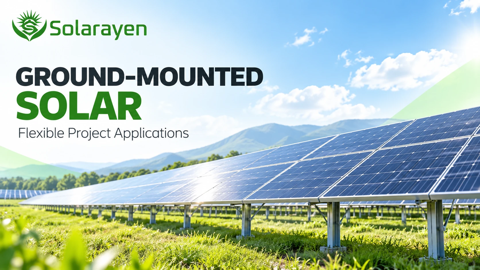 Ground-Mounted PV Projects — conceptual application illustration